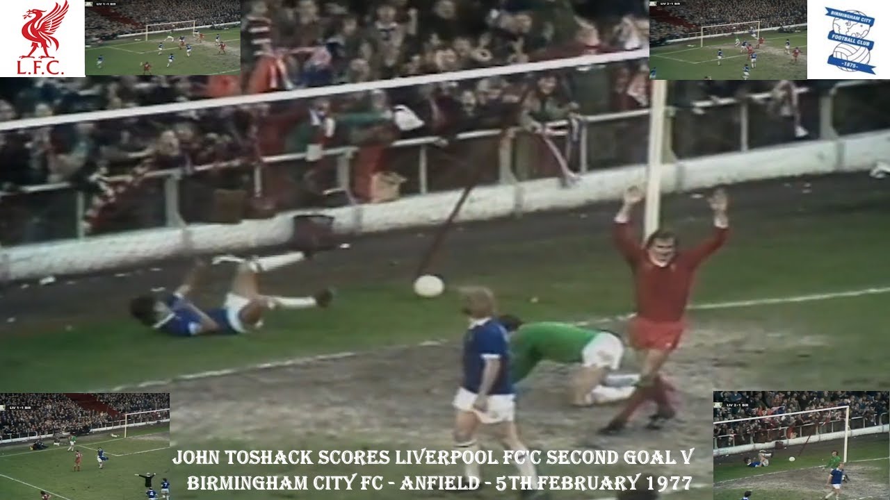 JOHN TOSHACK SCORES FOR LIVERPOOL FC V BIRMINGHAM CITY FC &ndash; 5TH FEBRUARY 1977 &ndash; ANFIELD &ndash; LIVERPOOL