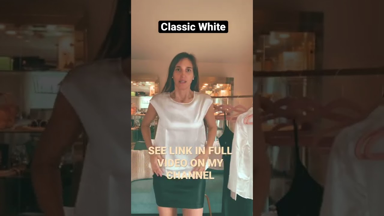 TRYING ON LILYSILK BASIC CAP SLEEVES SILK TEE - WHITE #summerfashion  #lilysilk