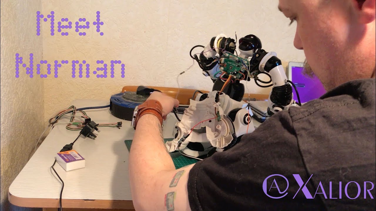 Raspberry Pi in a Robosapien - Norman