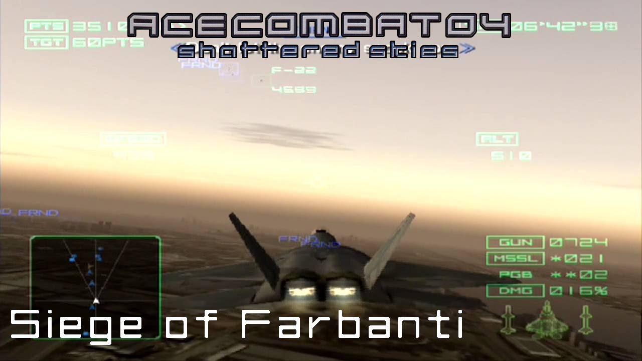 Siege of Farbanti (Ace Difficult) - Ace Combat 04 Playthrough #17