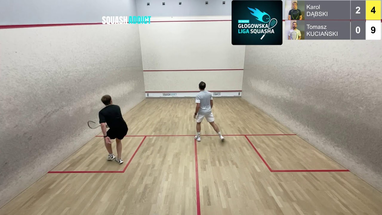 LIVE - Głogowska Liga Squasha - 1 kolejka