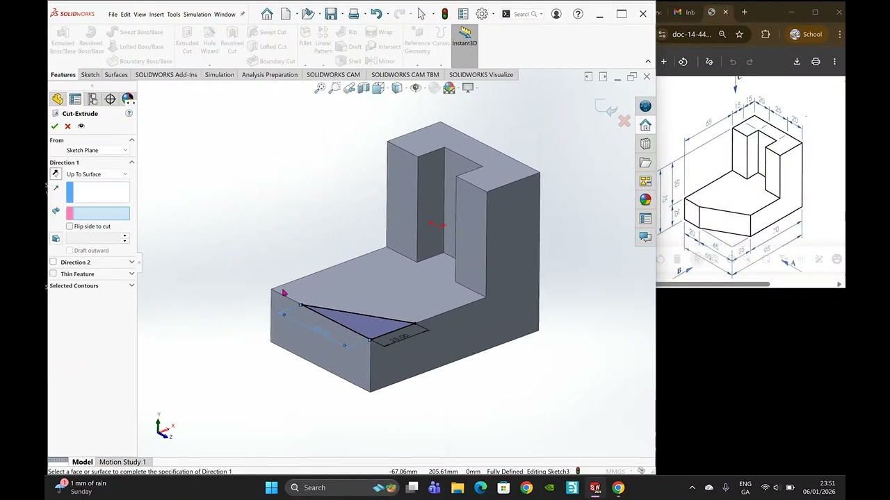 Solidworks - Basic Modelling 2