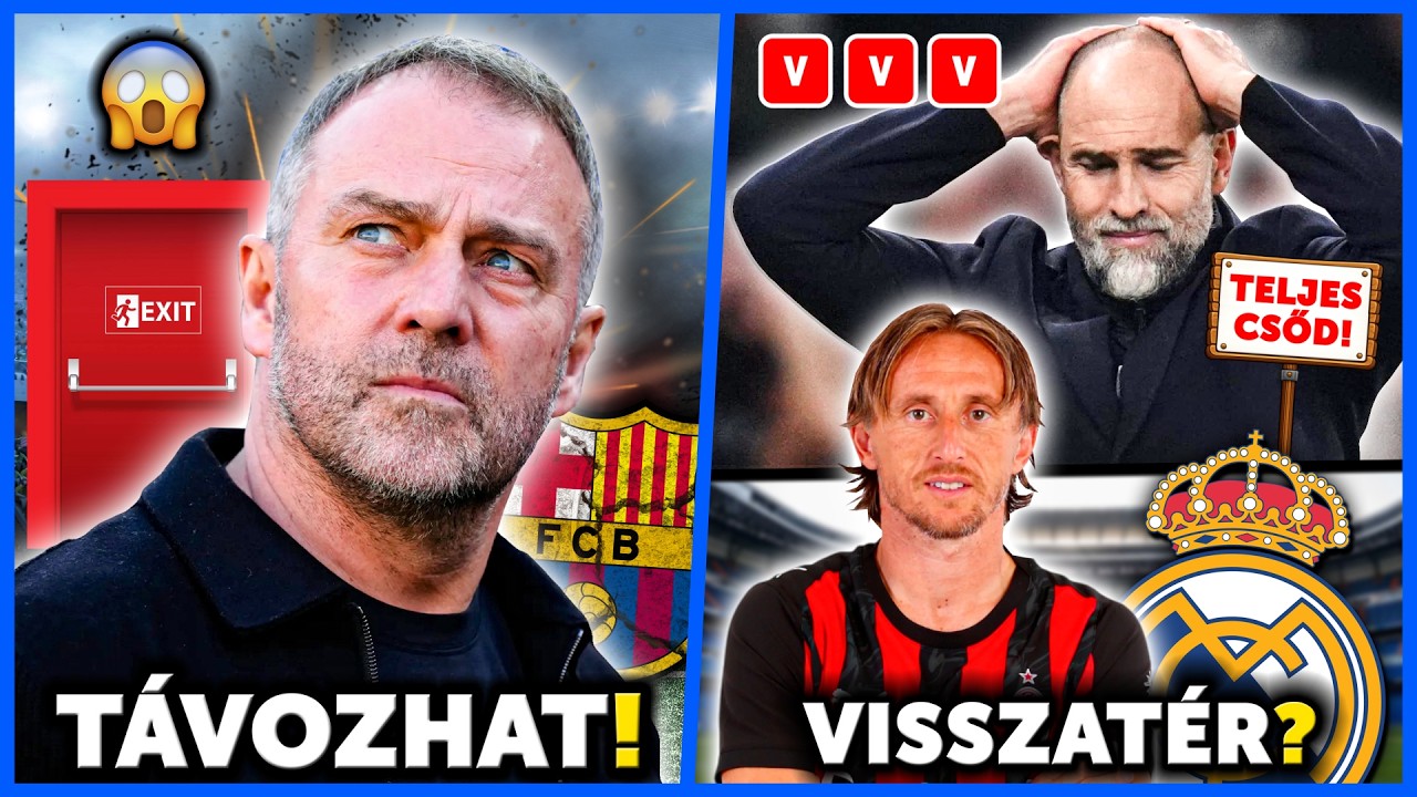 HANSI FLICK A NYÁRON TÁVOZHAT A BARCÁTÓL! Modric VISSZATÉRHET a Real Madridhoz? NAGY BAJBAN A SPURS!