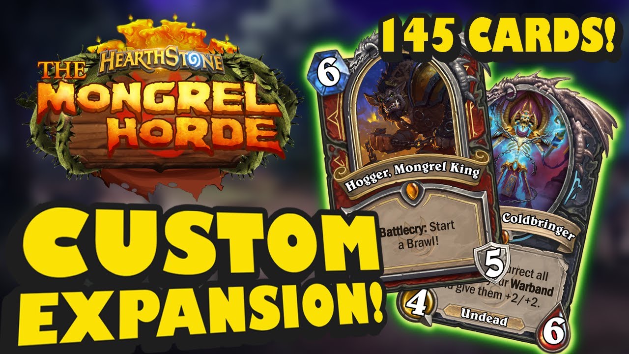Beware... The Mongrel Horde! | Custom Expansion Announcement | Hearthstone