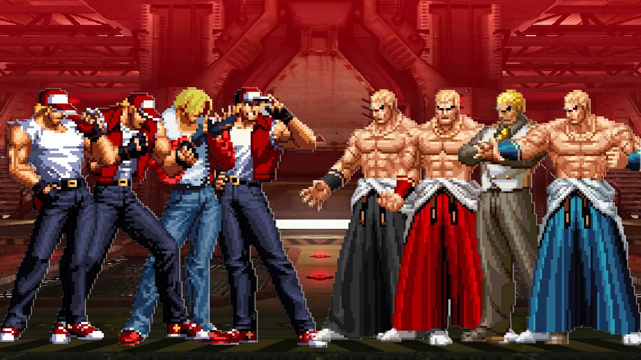 [KOF Mugen] Terry Bogard Team vs Geese Howard Team