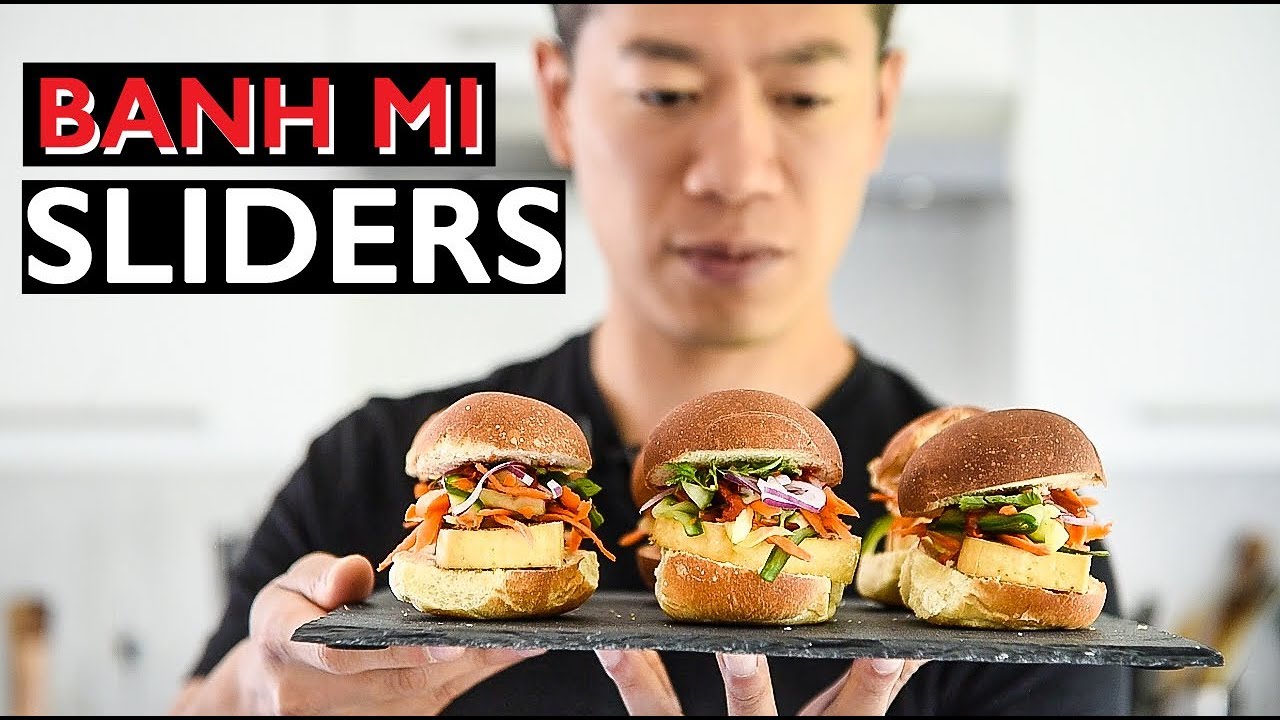 Banh Mi Sliders | Vegan Vietnamese Sandwich Recipe (ɓǎjŋ̟ m&icirc;)