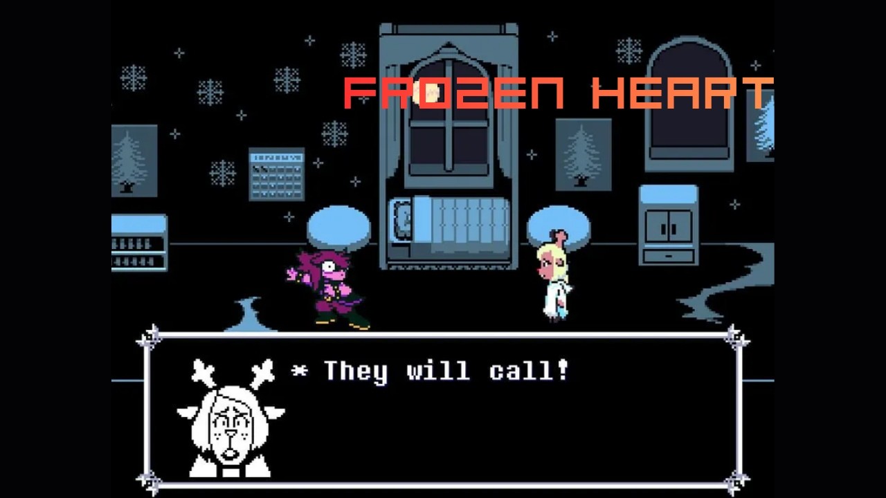DELTARUNE FROZEN HEART VIOLENT SPARE ENDING ON VALENTINES?
