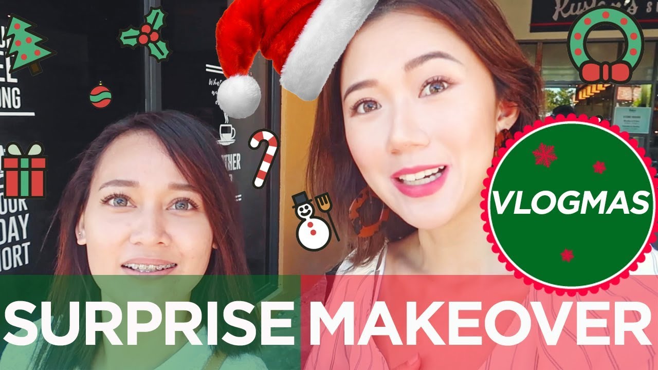 Vlogmas: Surprise Makeover! | Camille Co