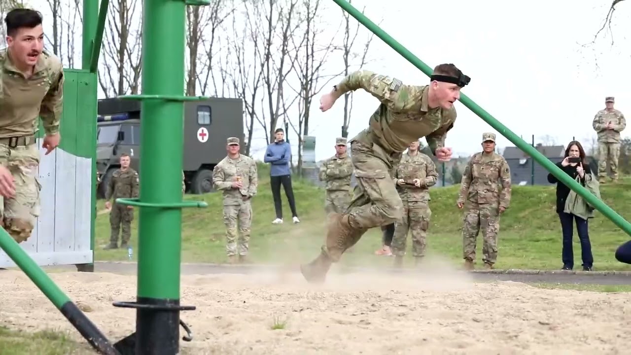 BOLESLAWIEC, POLAND: U.S. and Polish Soldiers are Fit To FIGHT