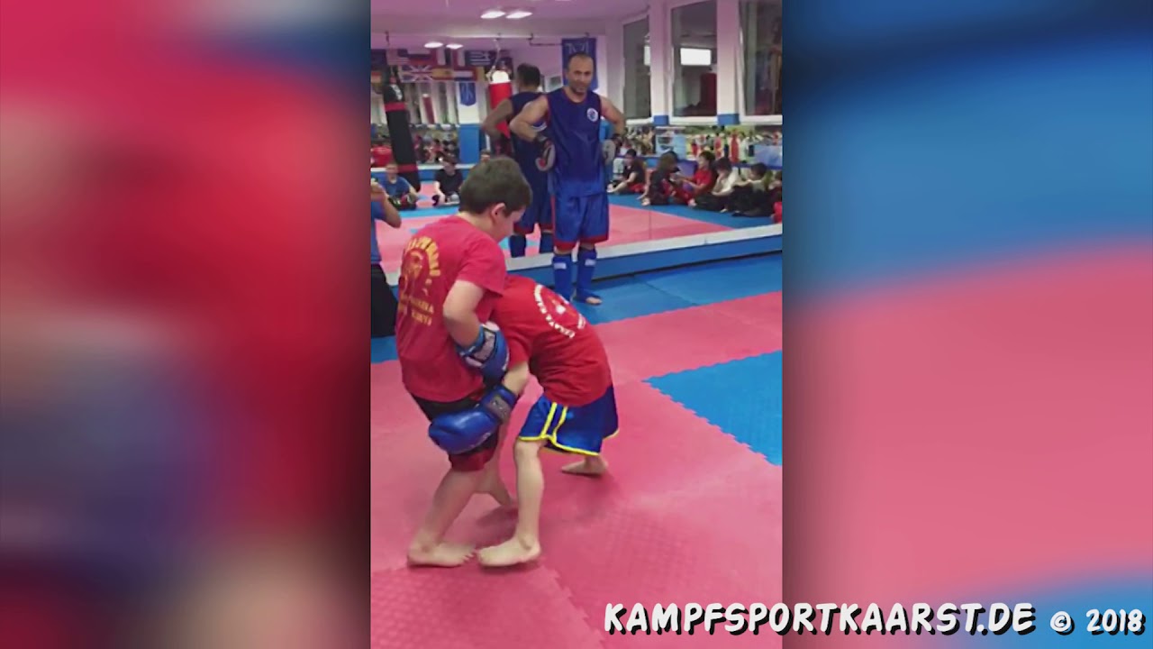 Kindertraining Kampfsport Kaarst Meister Yilmaz &Ouml;zkaya Sanda Boxen Sanshou Kung Fu