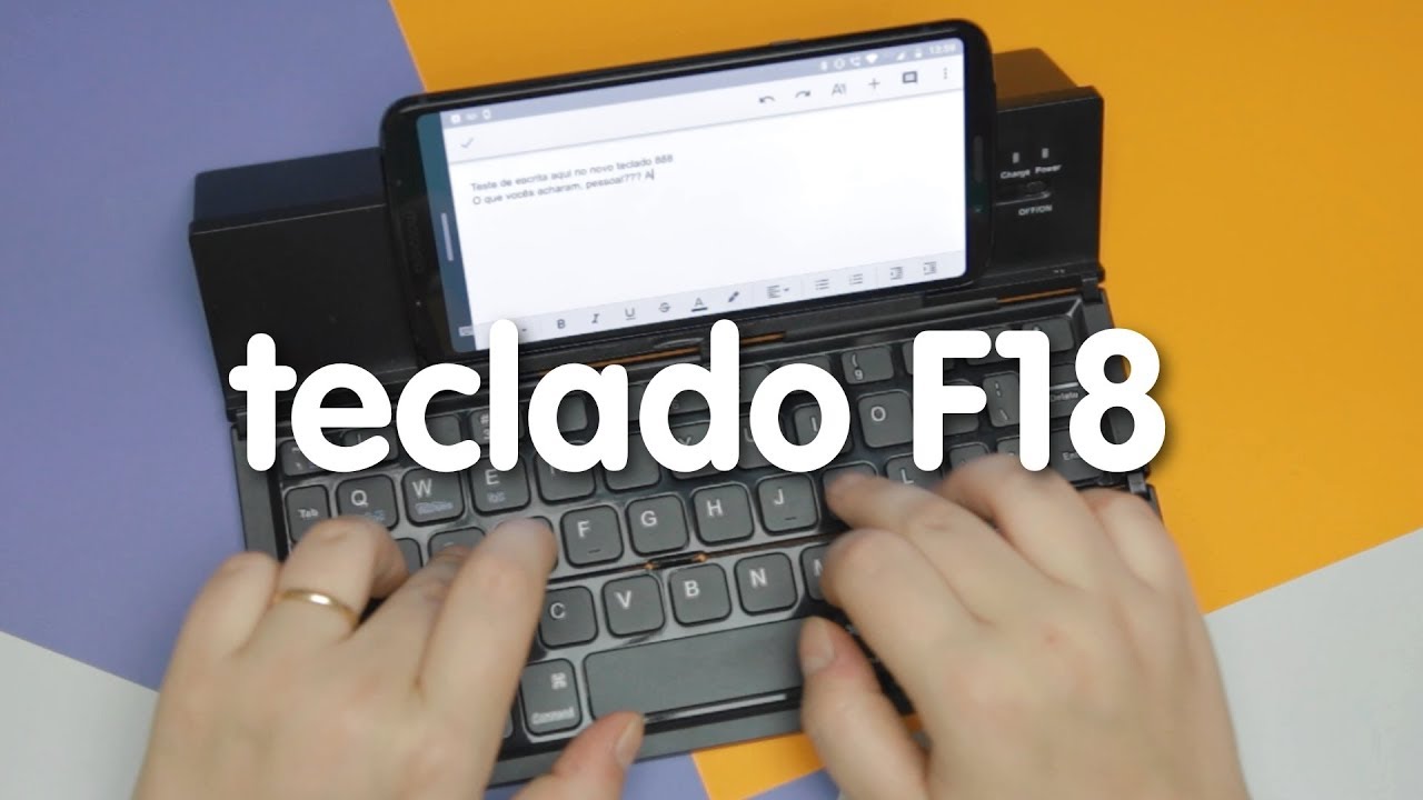 Teclado portátil CL-888 ou F18: trabalhando bem em qualquer lugar? - Resenha EuTestei