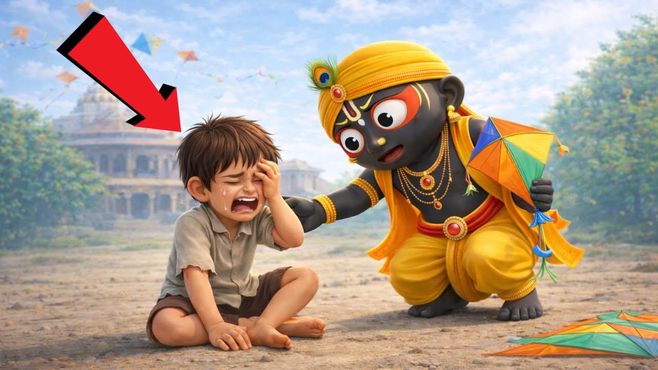 When Lord Jagannath Came to Fly a Kite with a Child 🥺 | जब भगवान जगन्नाथ एक बच्चे के साथ पतंग उड़ाने