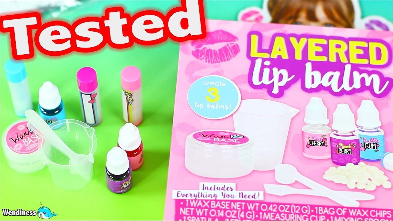 DIY Layered Lip Balm Kit Tested  - does it work ?