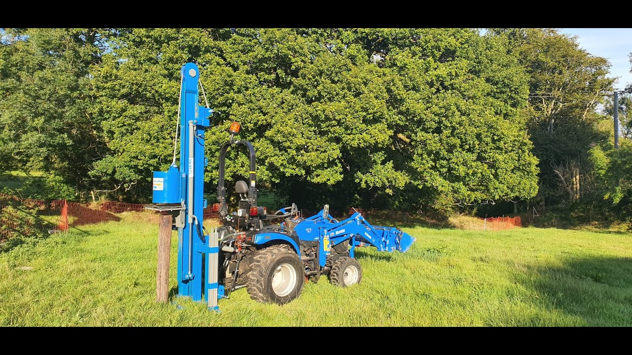 Multec COMPACT PD2-3C Side Tilting Post Driver