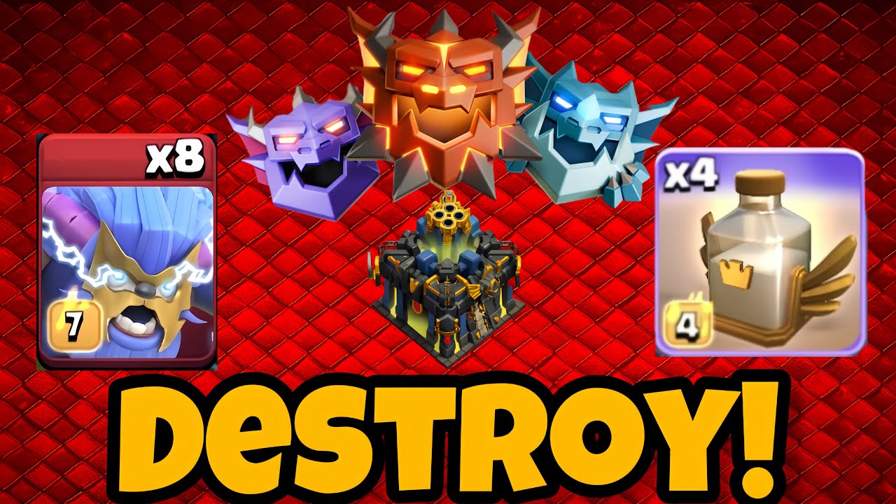 BROKEN Strategy! Super Yeti + RC Charge + Revive Spell | Rank Pushing In Clash of clans