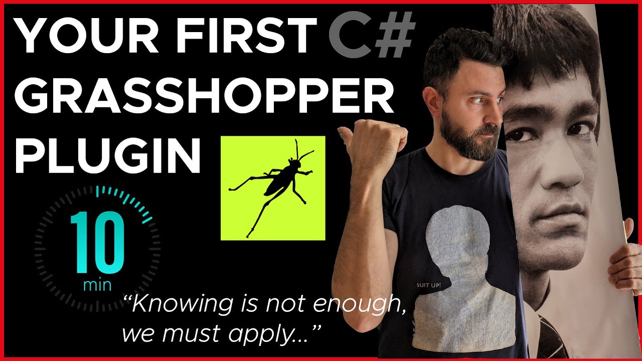 Create a Grasshopper C# Plug-in in 10 minutes (Rhino  3D)