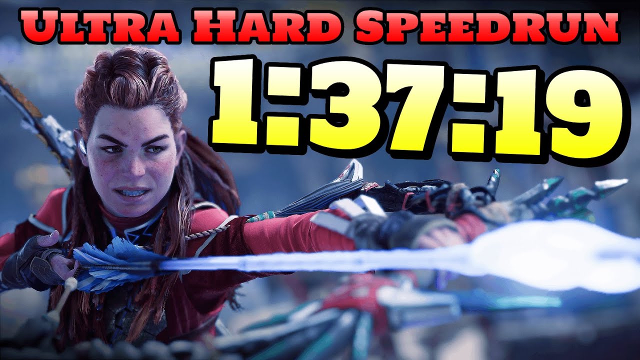 [World Record] NG+ Ultra Hard Speedrun in 1:37:18 | Horizon Forbidden West