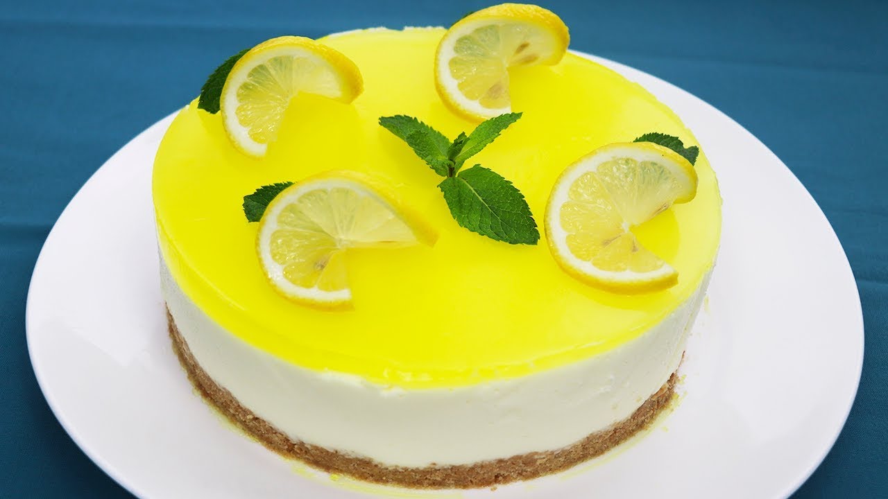 Tarta de limón sin horno
