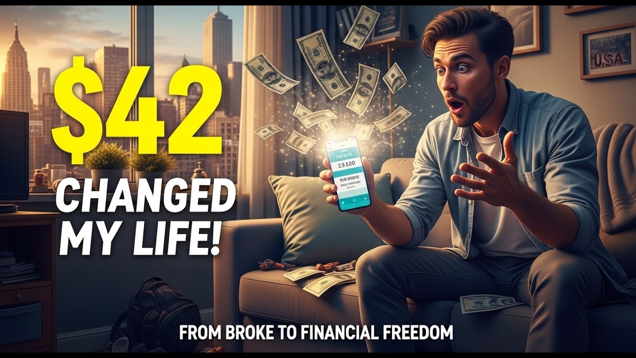 “How $42 Changed My Life From Broke to Financial Freedom”#usa