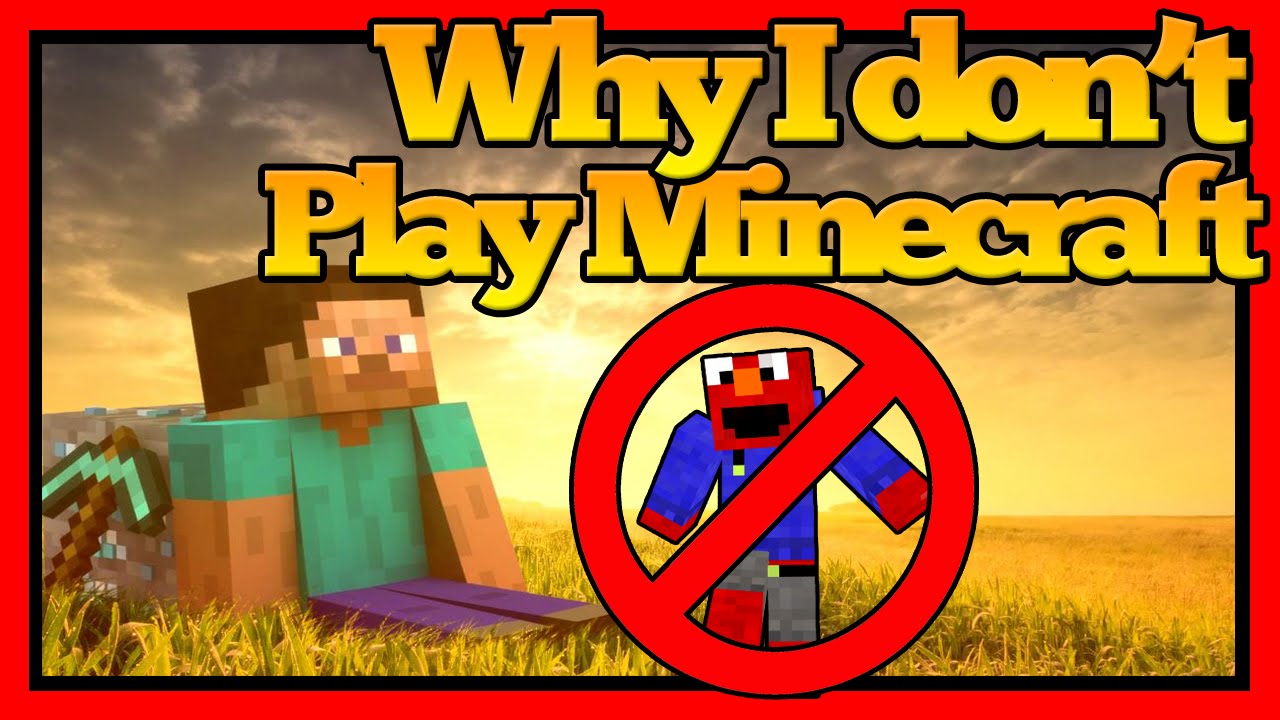 WHY I DON'T PLAY MINECRAFT