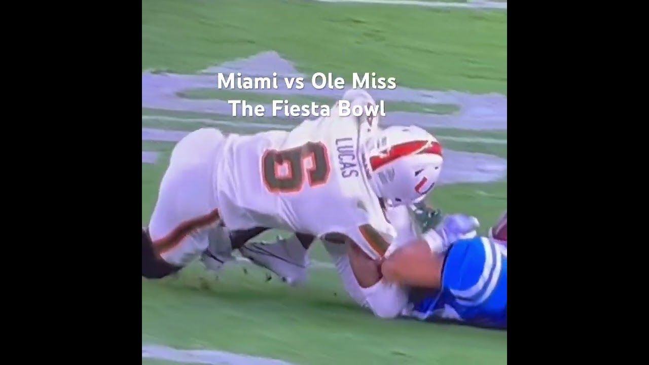Miami sends Ole Miss home winning 31 to 27 Fiesta Bowl! 