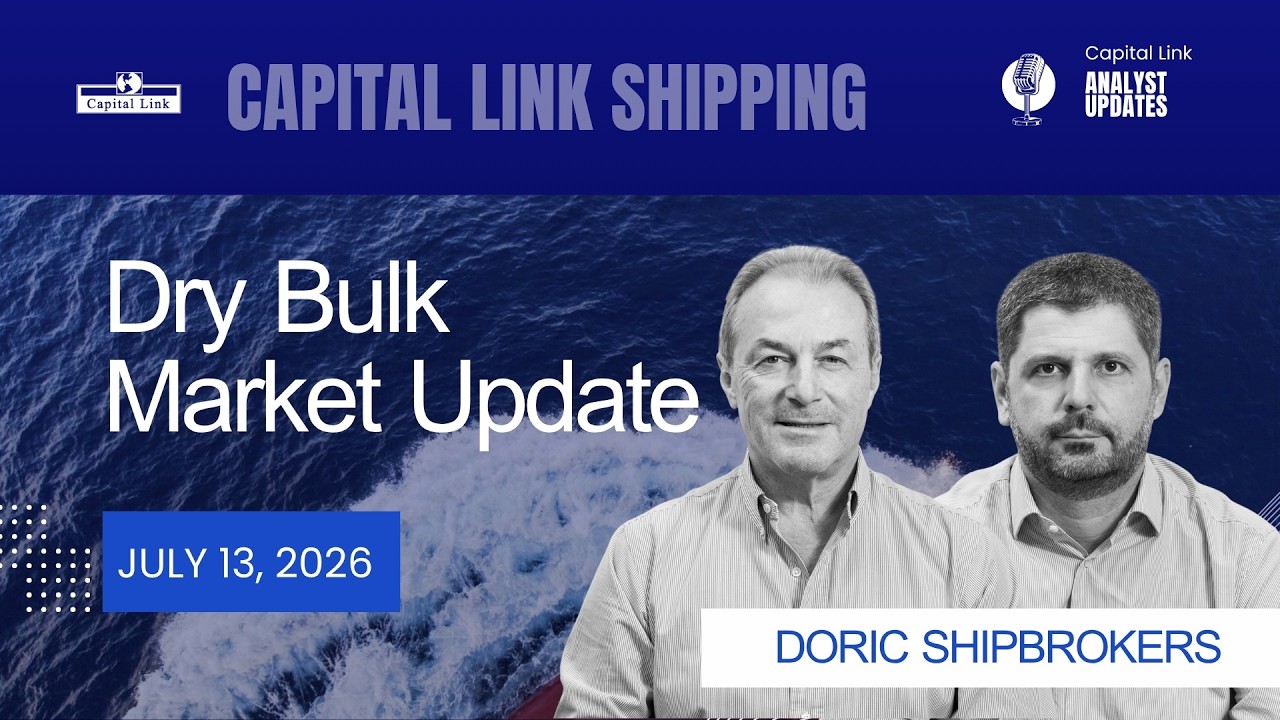 Обзор рынка сухогрузных перевозок от Doric Shipbrokers &mdash; июль 2026 г.