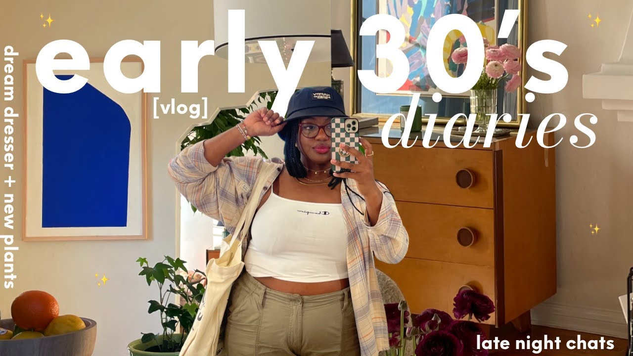 early 30’s diaries | realistic decor tips, new plants & dream dresser 🌷