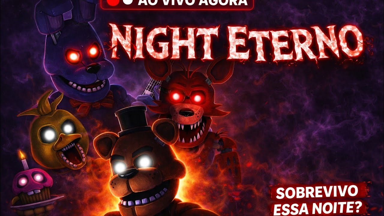 CONSIGO SOBREVIVER NOITE ETERNO FNAF??? ROBLOX