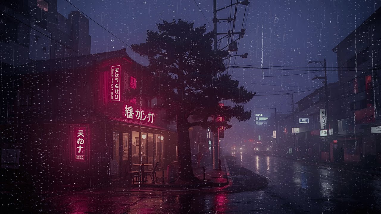 Classic 90s Tokyo Night Rain &mdash; Nostalgic Lofi Beats for Deep Work