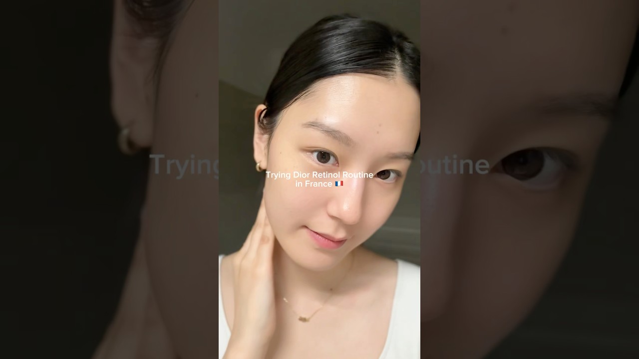 Trying Dior Retinol Routine in France 🇫🇷