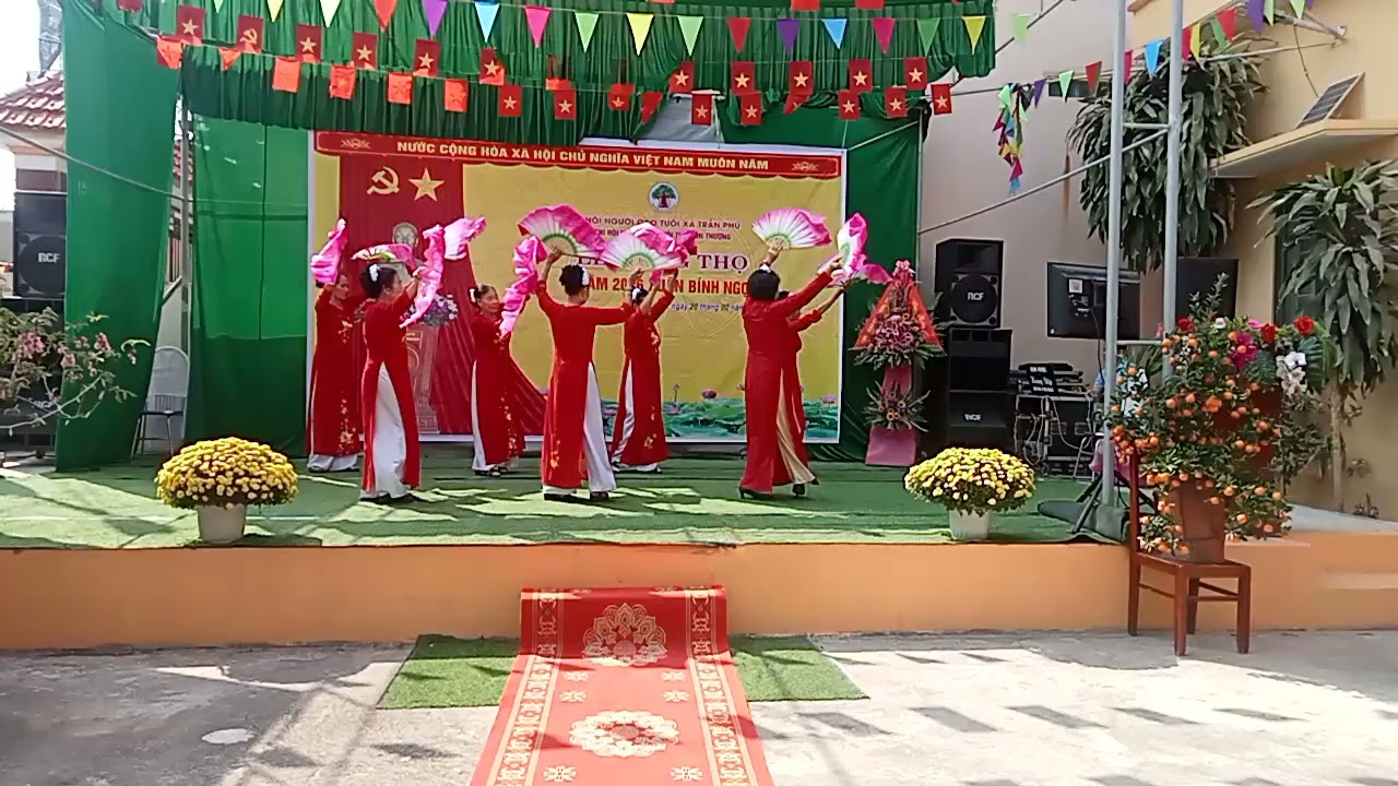 Buổi gl chúc thọ các cụ trong thôn AN Thượng xã Trần Phú TPHP