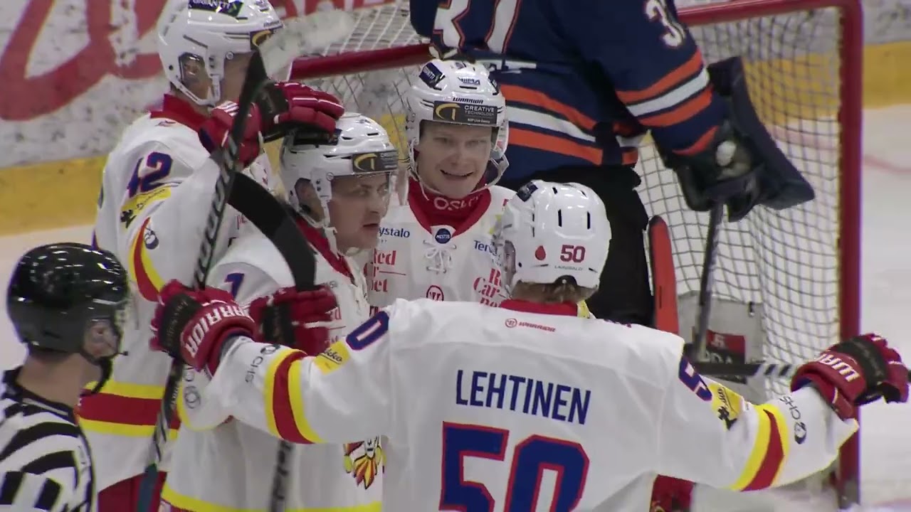 Maalikooste: Kiekko-Vantaa - Jokerit 3-5 (Mestis: 19.12.2023)