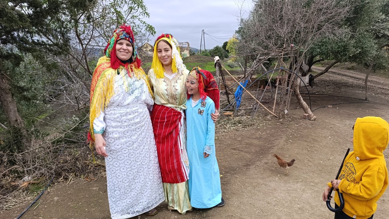 ها كيفاش دوزنا الاحتفال بالسنة الأمازيغية أنا وأخواتي 😍😍