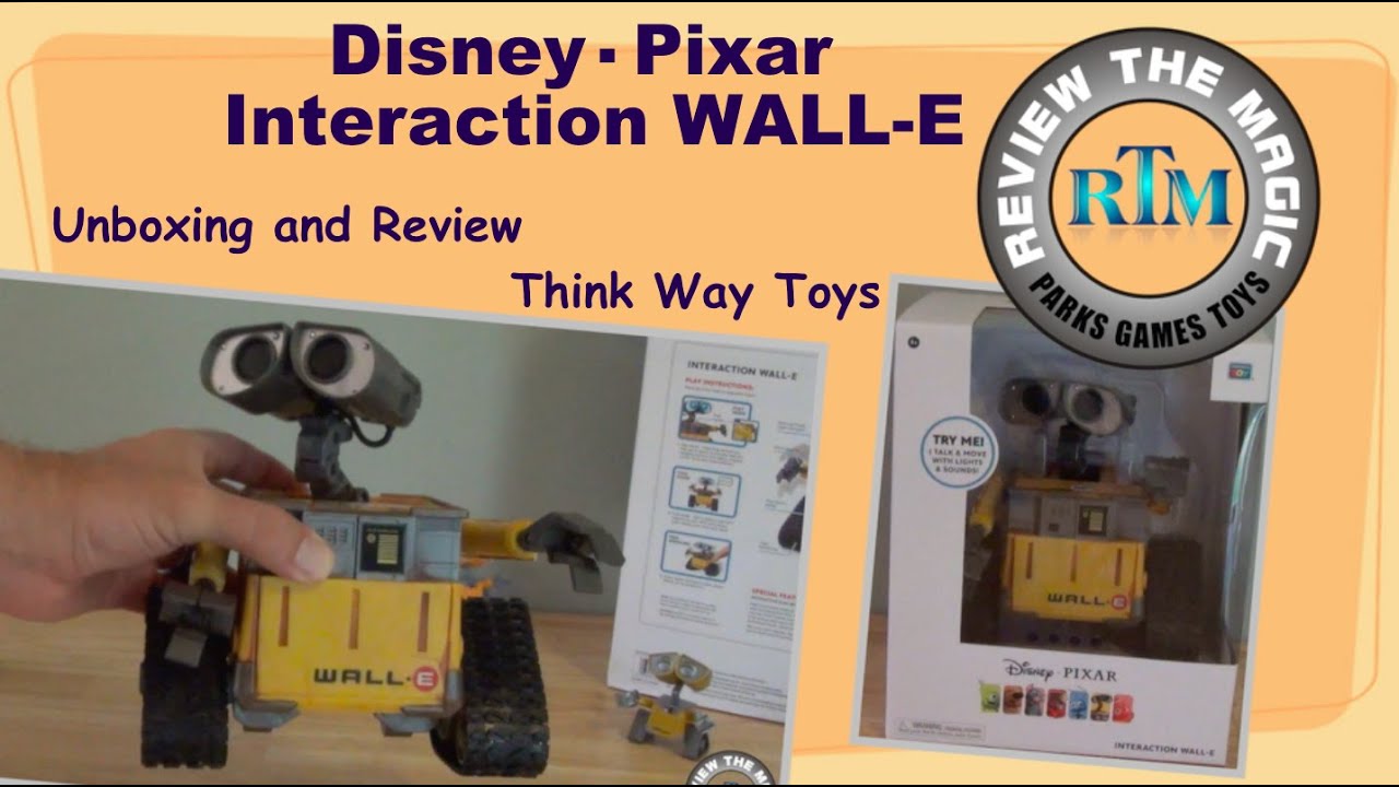 Disney Pixar Interaction Wall-E (Thinking Toys) UNBOXING REVIEW and PLAY  EPIC Wall-E Robot!