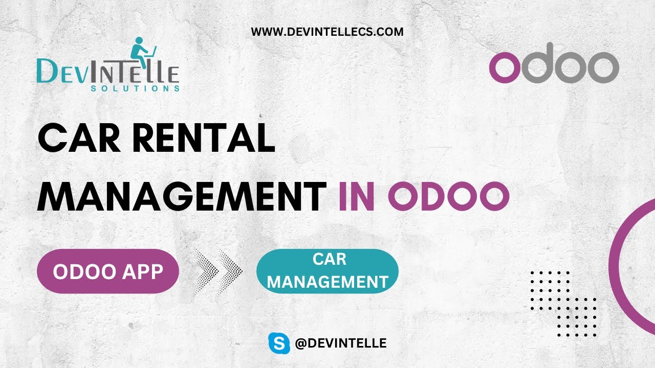 Car Rental Management in Odoo |  Rental Management