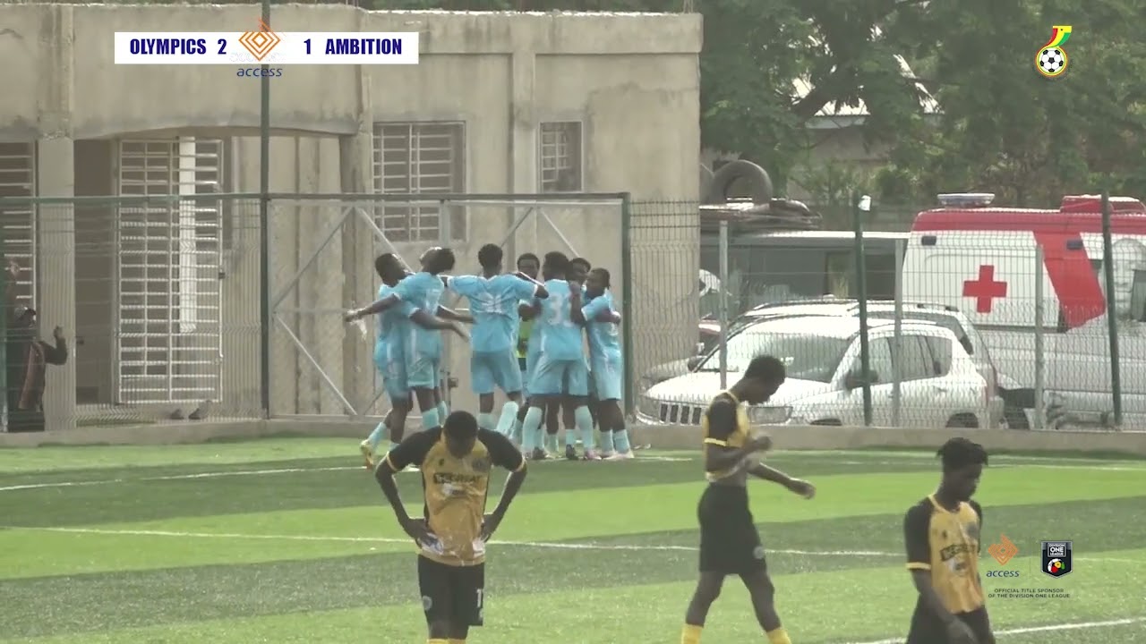 ACCRA GREAT OLMPICS 2 - 1 GREAT AMBITION - 2025/26 ACCESS BANK DIVISION ONE LEAGUE