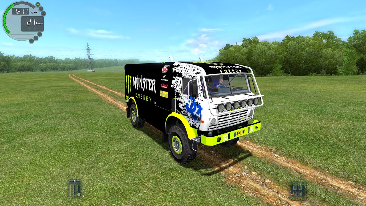 City Car Driving 1.4.0 KamAZ 4911 Rally [1080P]