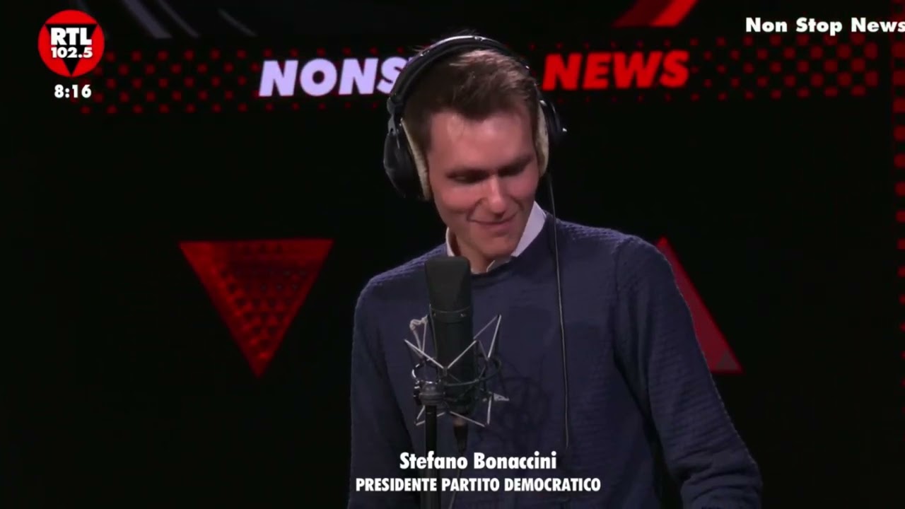 Stefano Bonaccini RTL 102.5 18 marzo 2025