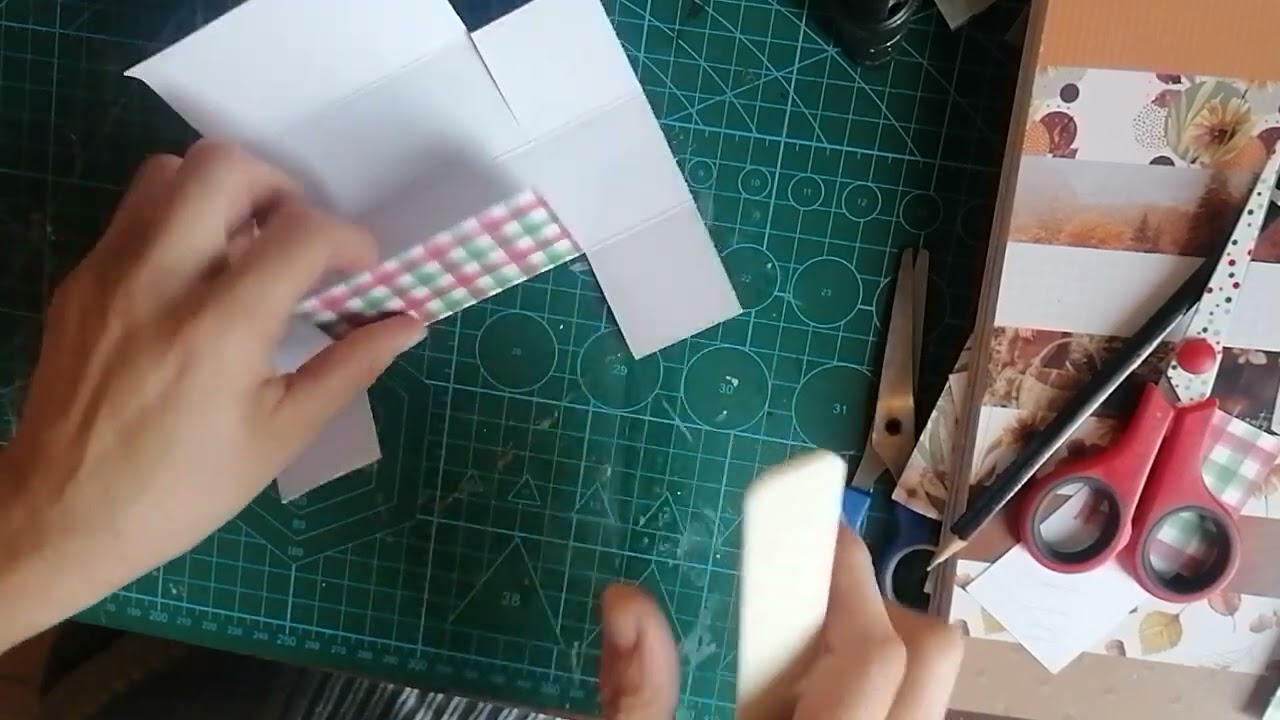 Tuto d'une boite rectangulaire facile #calendrierdel'avent#scrapbooking