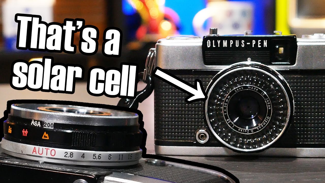 This 1960's camera is powered by light and completely automatic