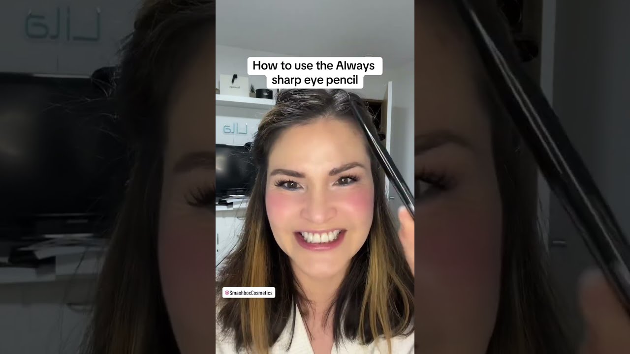 How to apply the Always sharp eyeliner from @SmashboxCosmetics
