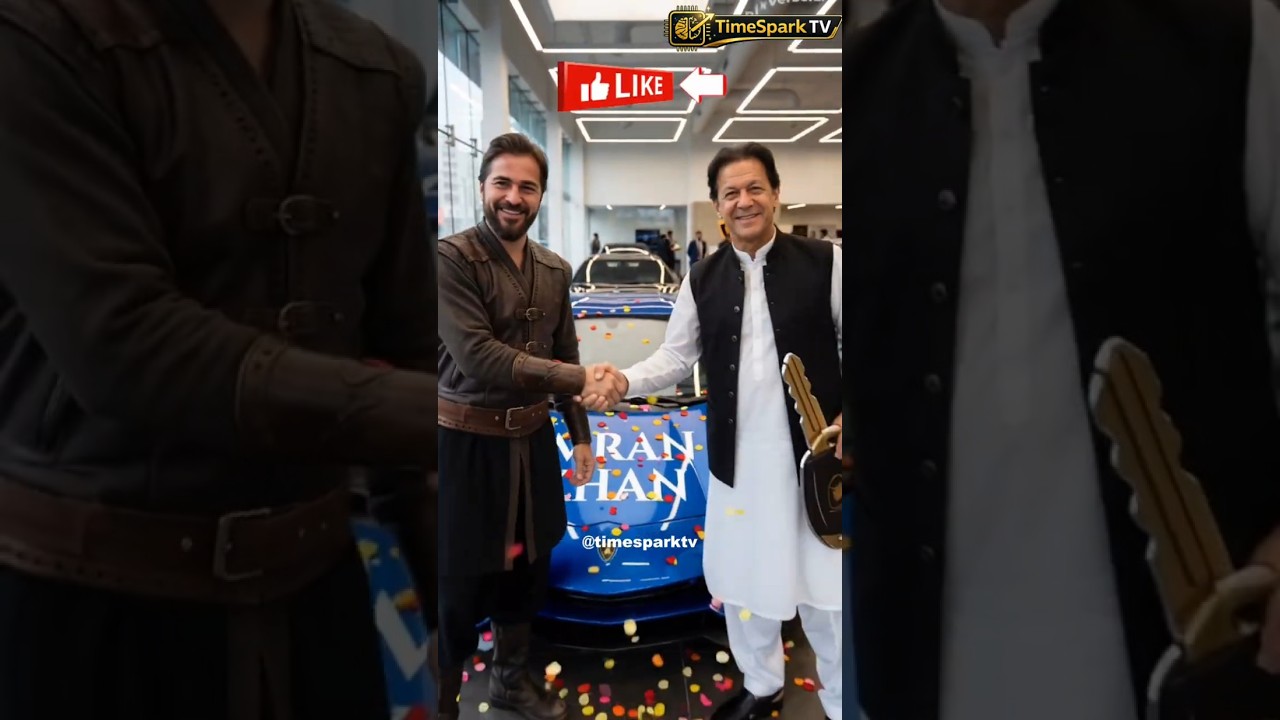 Ertuğrul Builds a Blue Car for Imran Khan! 🚗🎉 | Amazing Car Gift @TimeSparkTV_1M
