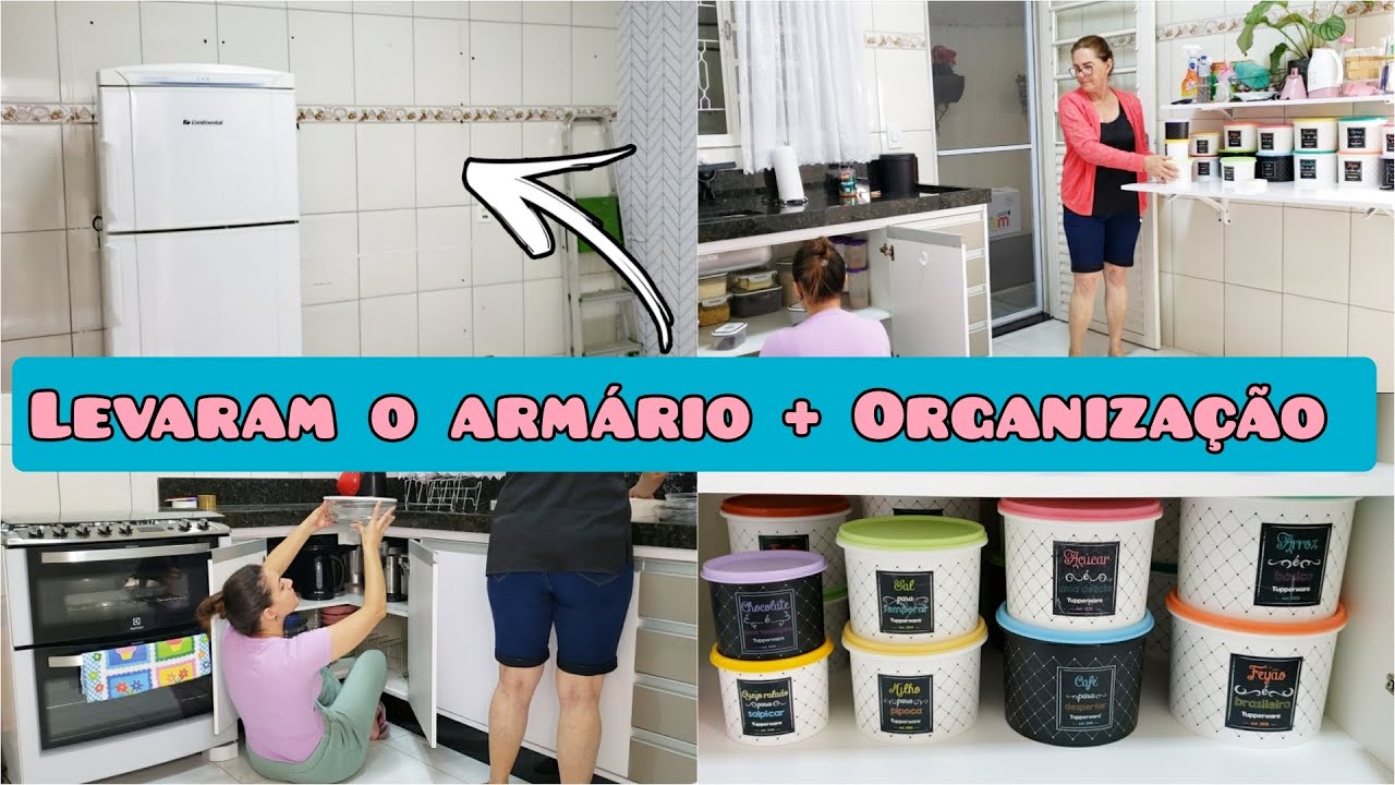 LEVARAM O ARMÁRIO PARA REFORMAR | ORGANIZEI O ARMÁRIO PROVISÓRIO | TERMINAMOS DE ENCAIXOTAR | TOUR