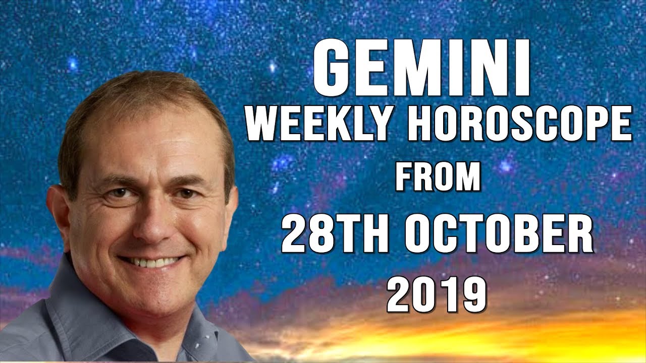 Gemini Weekly Horoscope 28th October 2019 - an old skill can come up trumps...