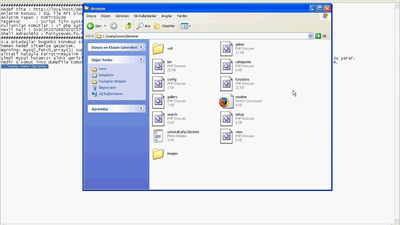 Sql ile Rfi A&ccedil;ığı Oluşturmak