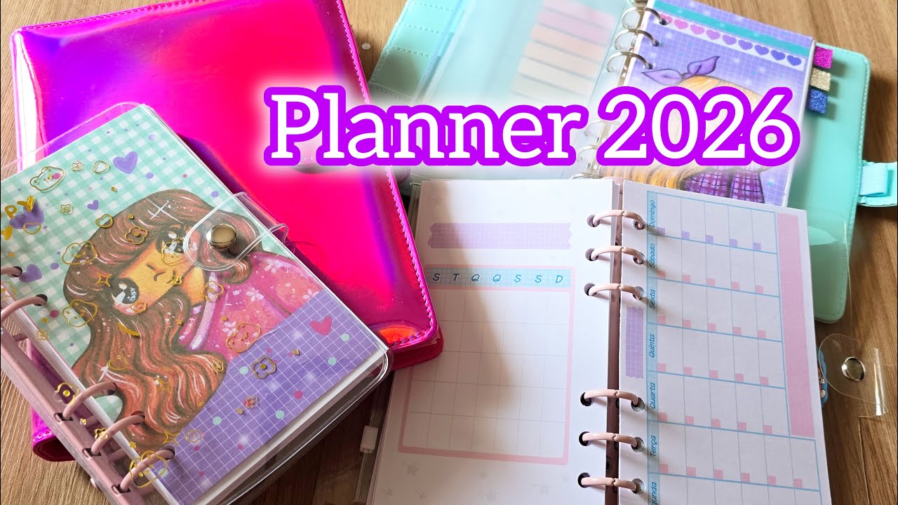 Meu Planner 2026 - Dicas de como eu fiz!