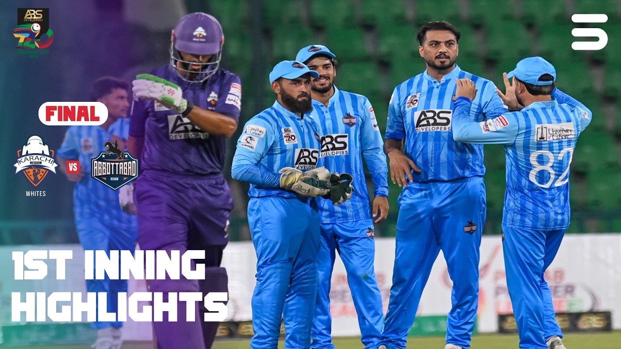 1st inning Highlights | Karachi W vs Abbottabad | Final | ABS Developers National T20 Cup | MZA1T