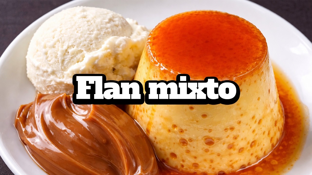 Flan mixto