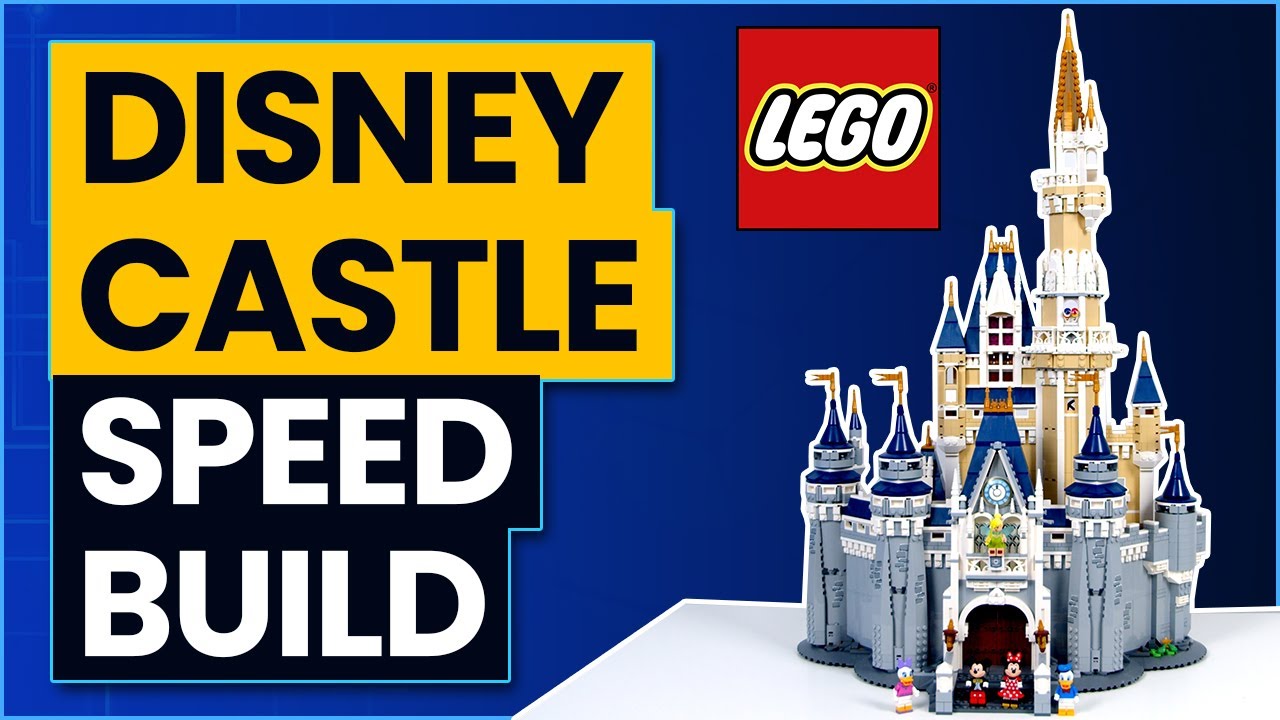 Lego Disney 71040 The Disney Castle - Lego Speed Build - Lego Lady 2022