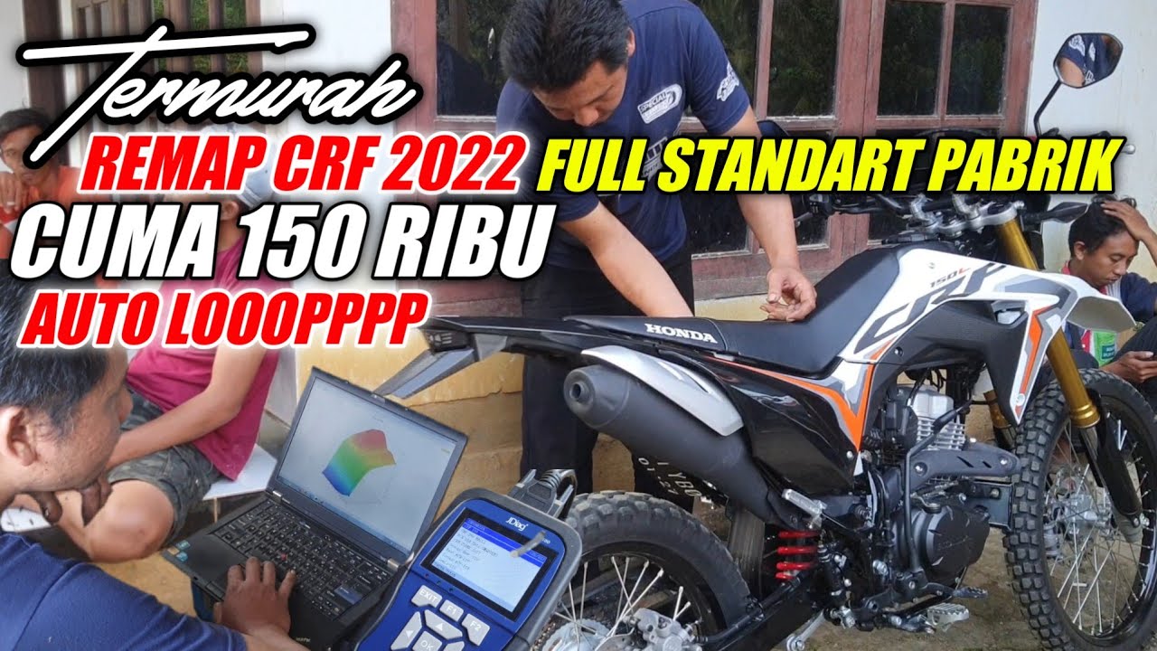 CUMA 150 Ribu ‼️ Remap CRF 150 Terbaru 2022 Full Standart Pabrik - Auto Looopppp